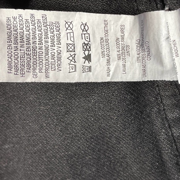 Oversized Jean Distressed Denim Jacket 100% Cotton Size 2 Pockets - Picture 16 of 16